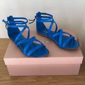 Miu Miu sandals - vernice fluo calzature donna